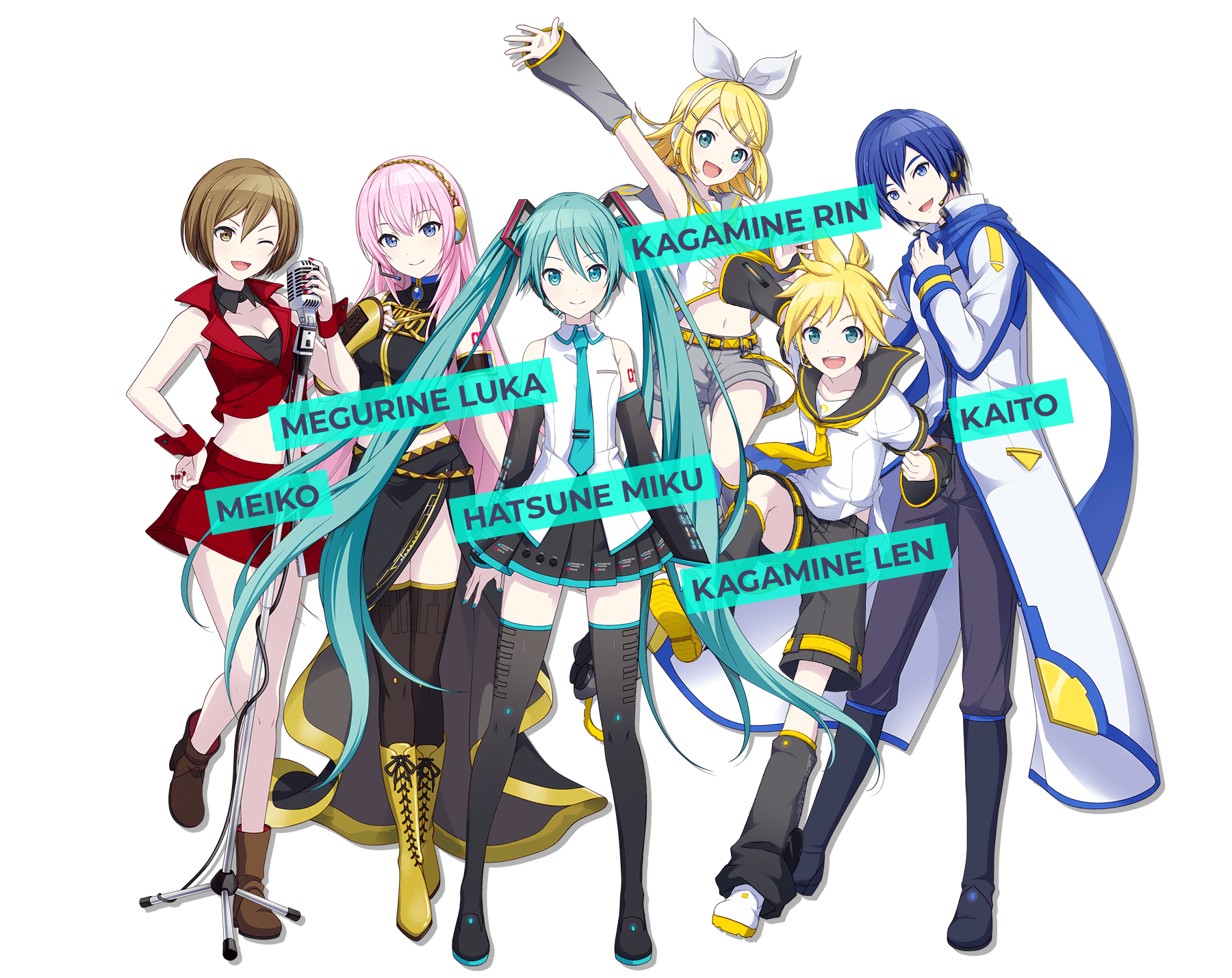 vocaloid 4 characters list