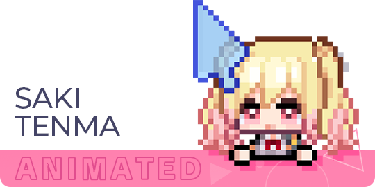 Saki Tenma Animated Cursor